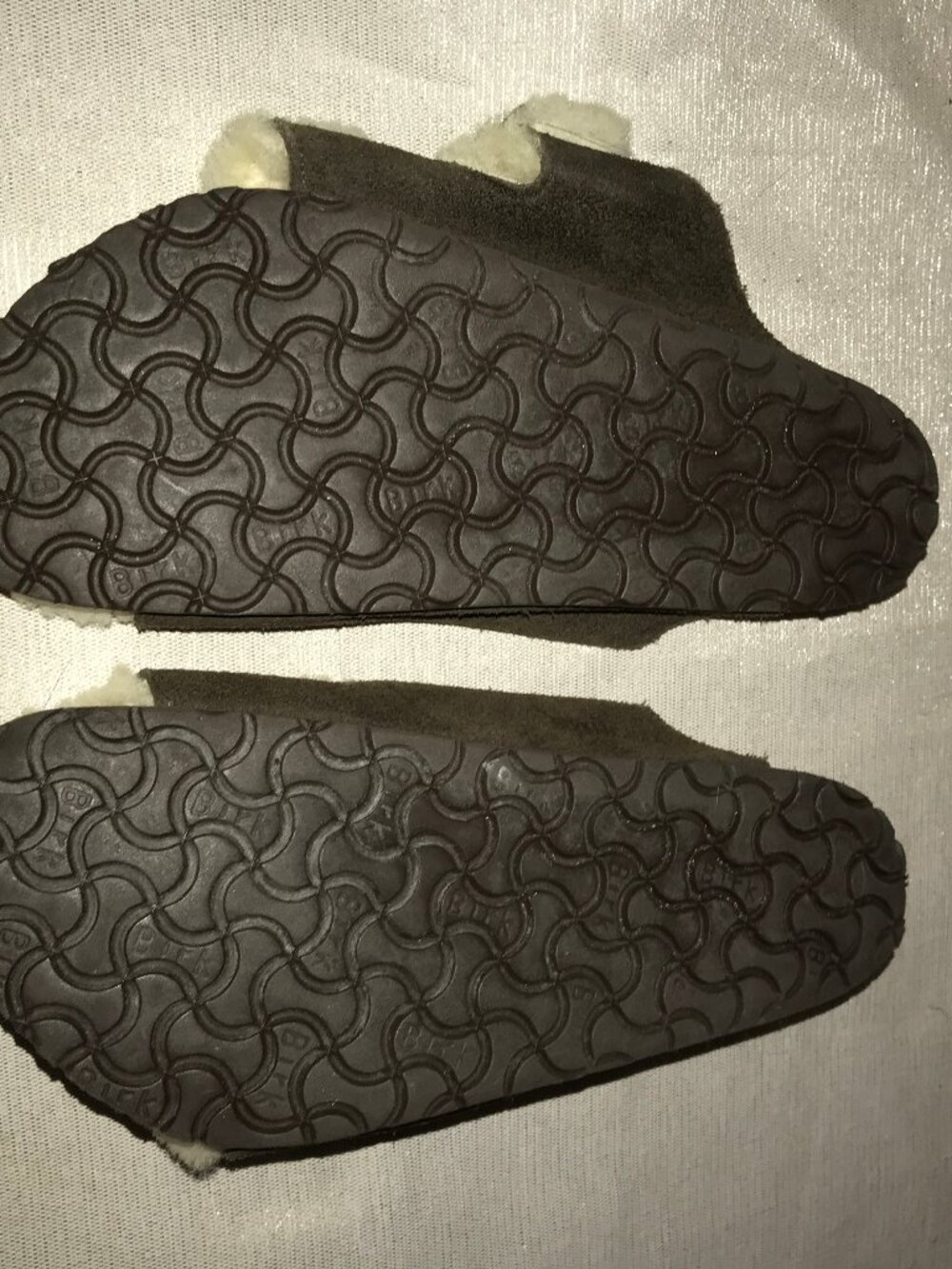 Birkenstock Arizona Shearling Suede Sandals Brown Women's 11 / EU 42 - Picture 12 of 16